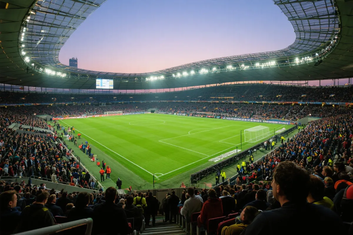 大型現代化足球場館